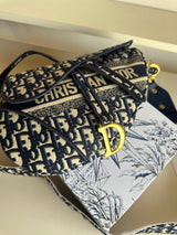 Dior saddle oblique embroidery