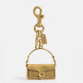 Coach gold tabby charm