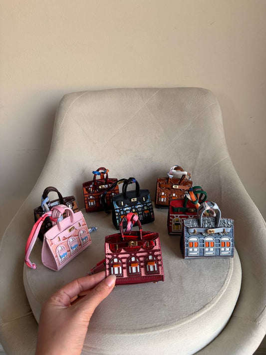 Hermes micro bag charm