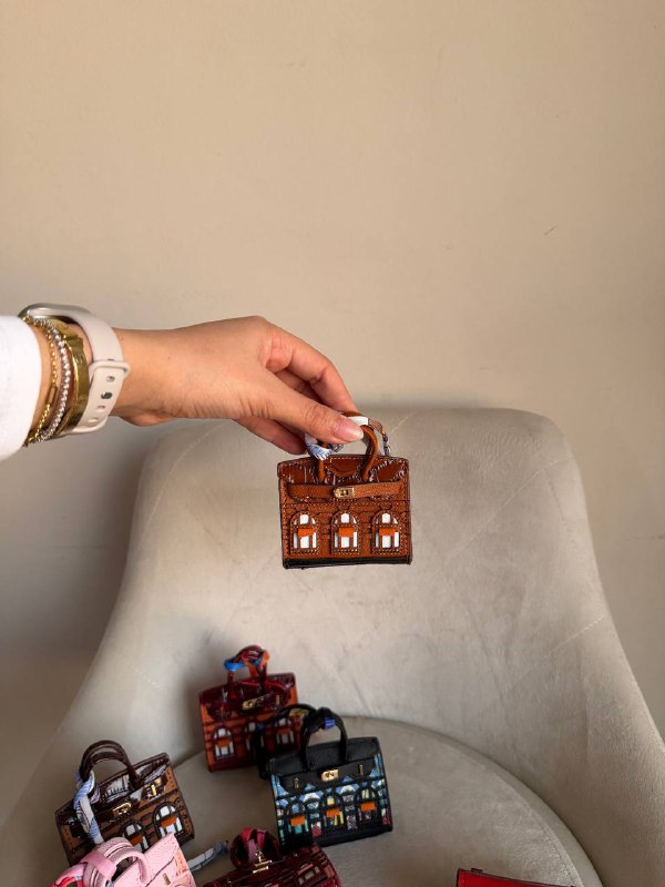 Hermes micro bag charm