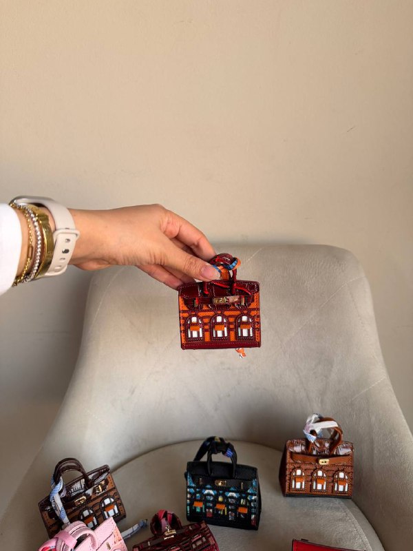 Hermes micro bag charm