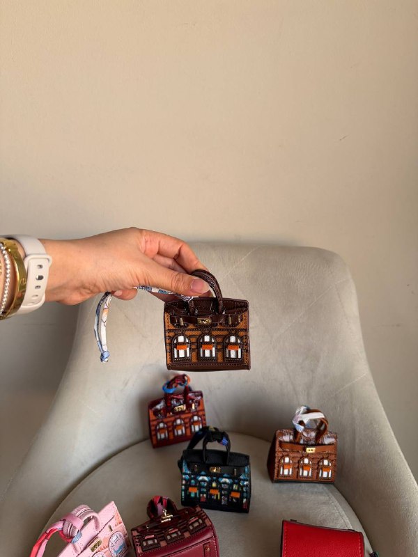 Hermes micro bag charm