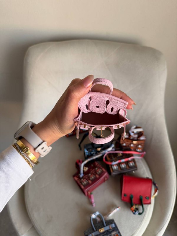 Hermes micro bag charm