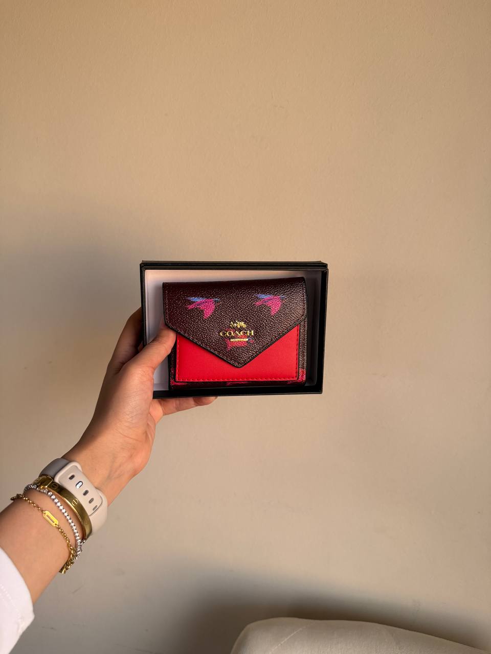 Coach snap wallet
