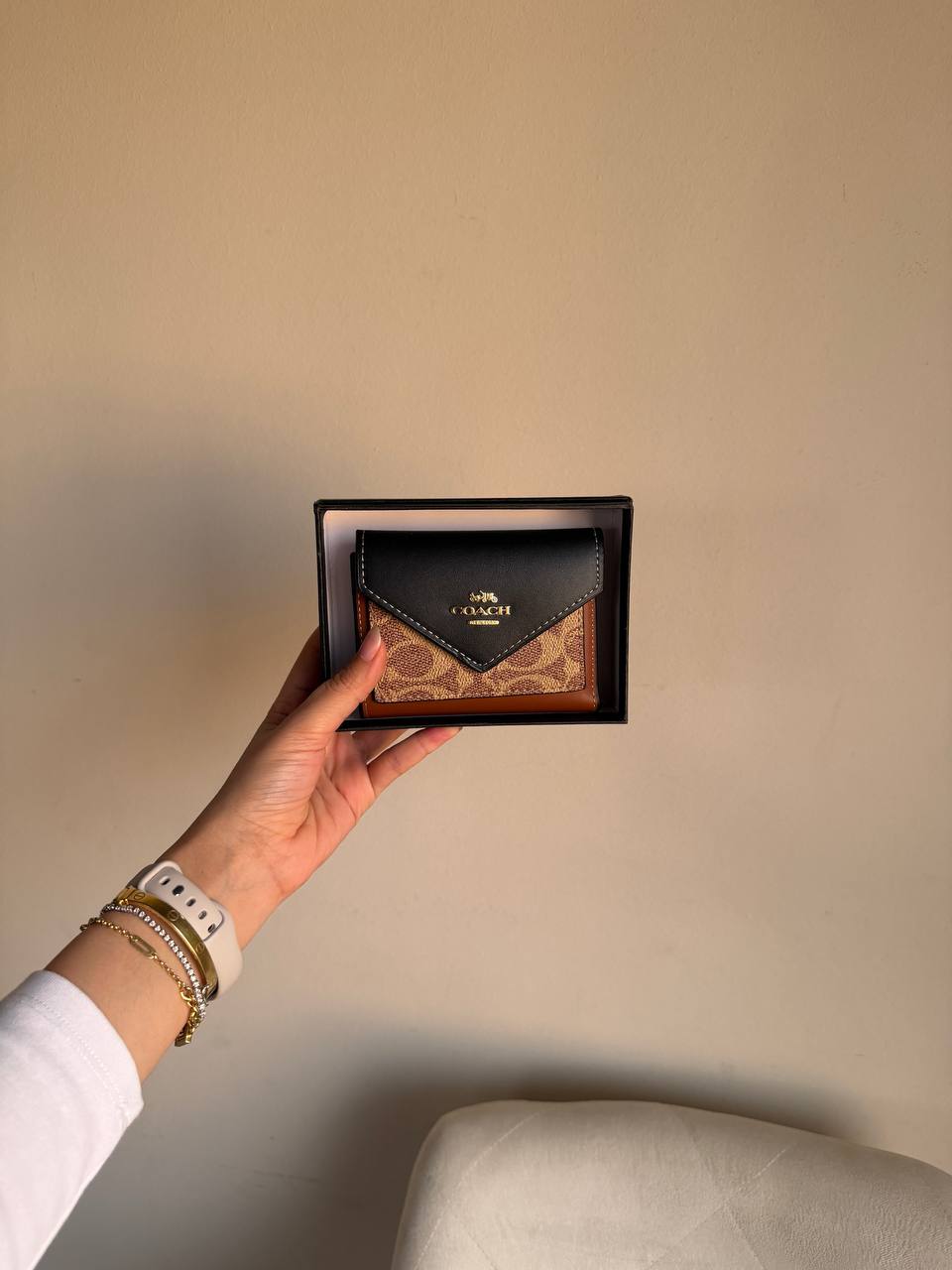 Coach snap wallet