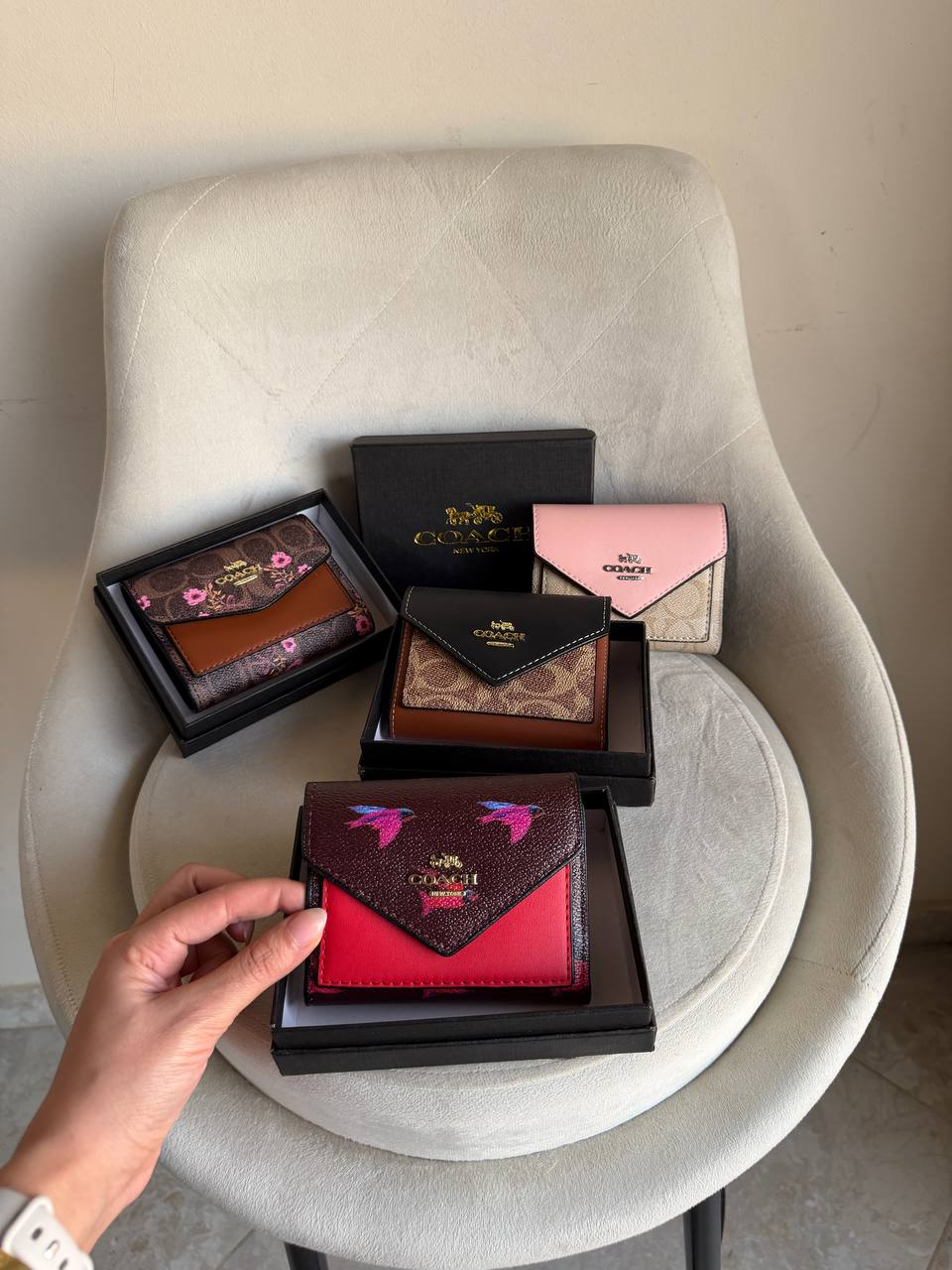 Coach snap wallet