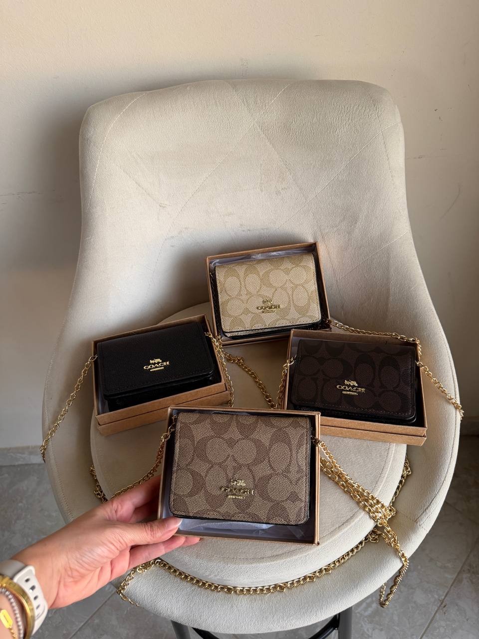 Coach mini wallet