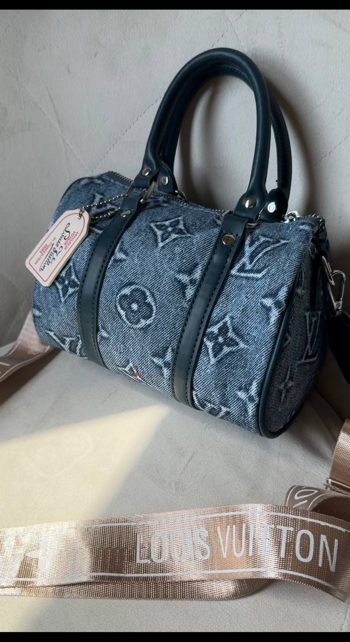 Lv speedy Denim bag