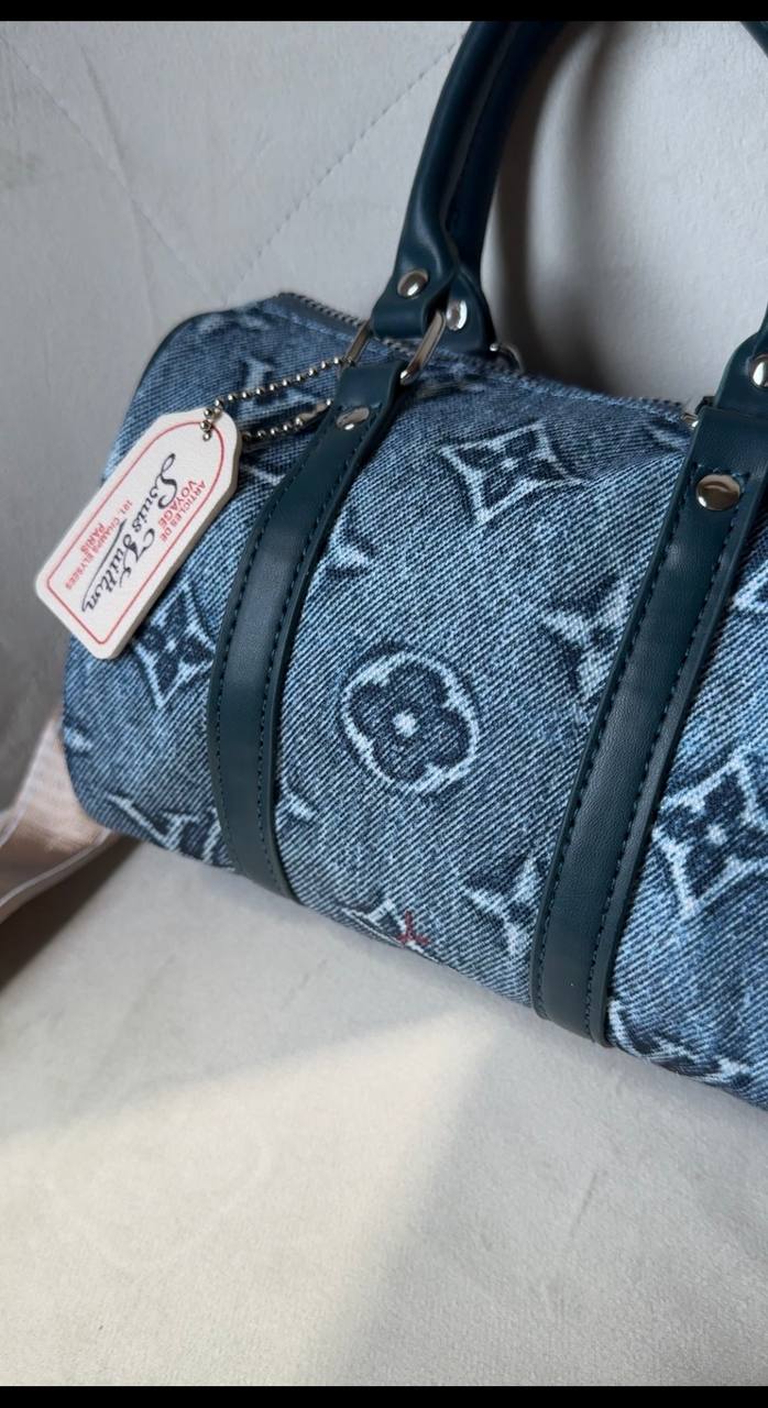 Lv speedy Denim bag