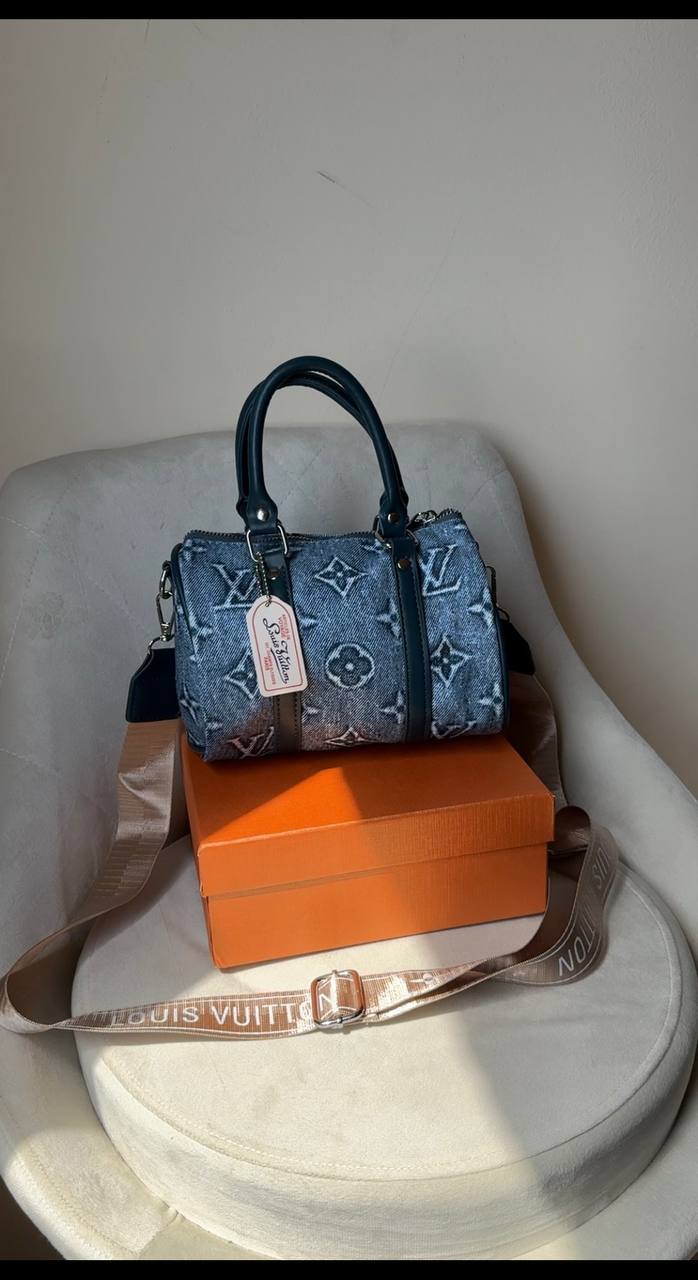 Lv speedy Denim bag