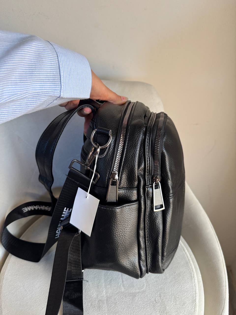 Back bag leather