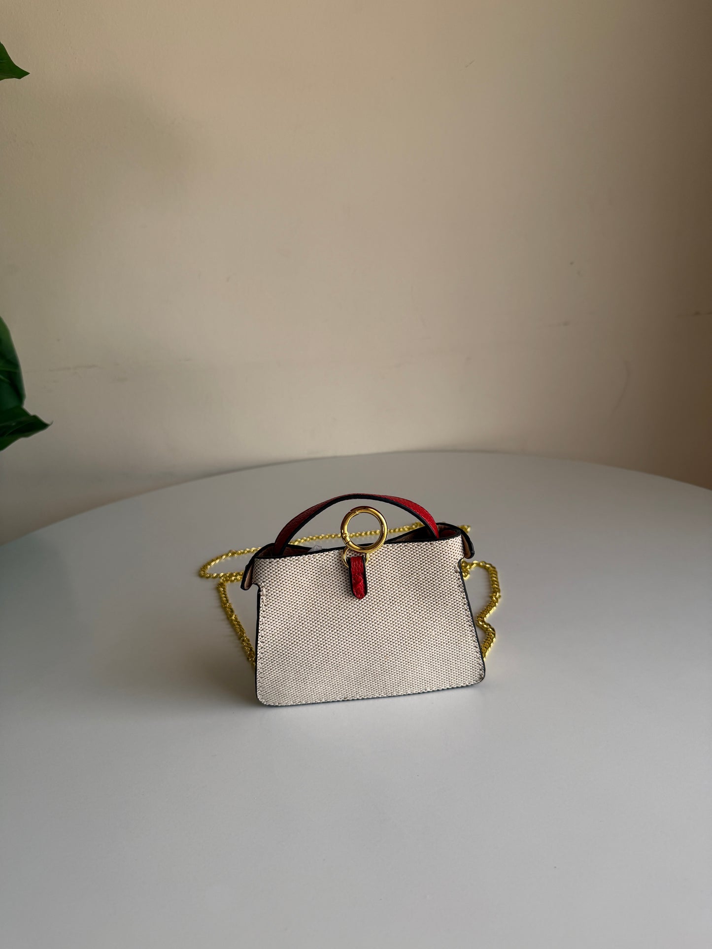 Fendi mini charm bag