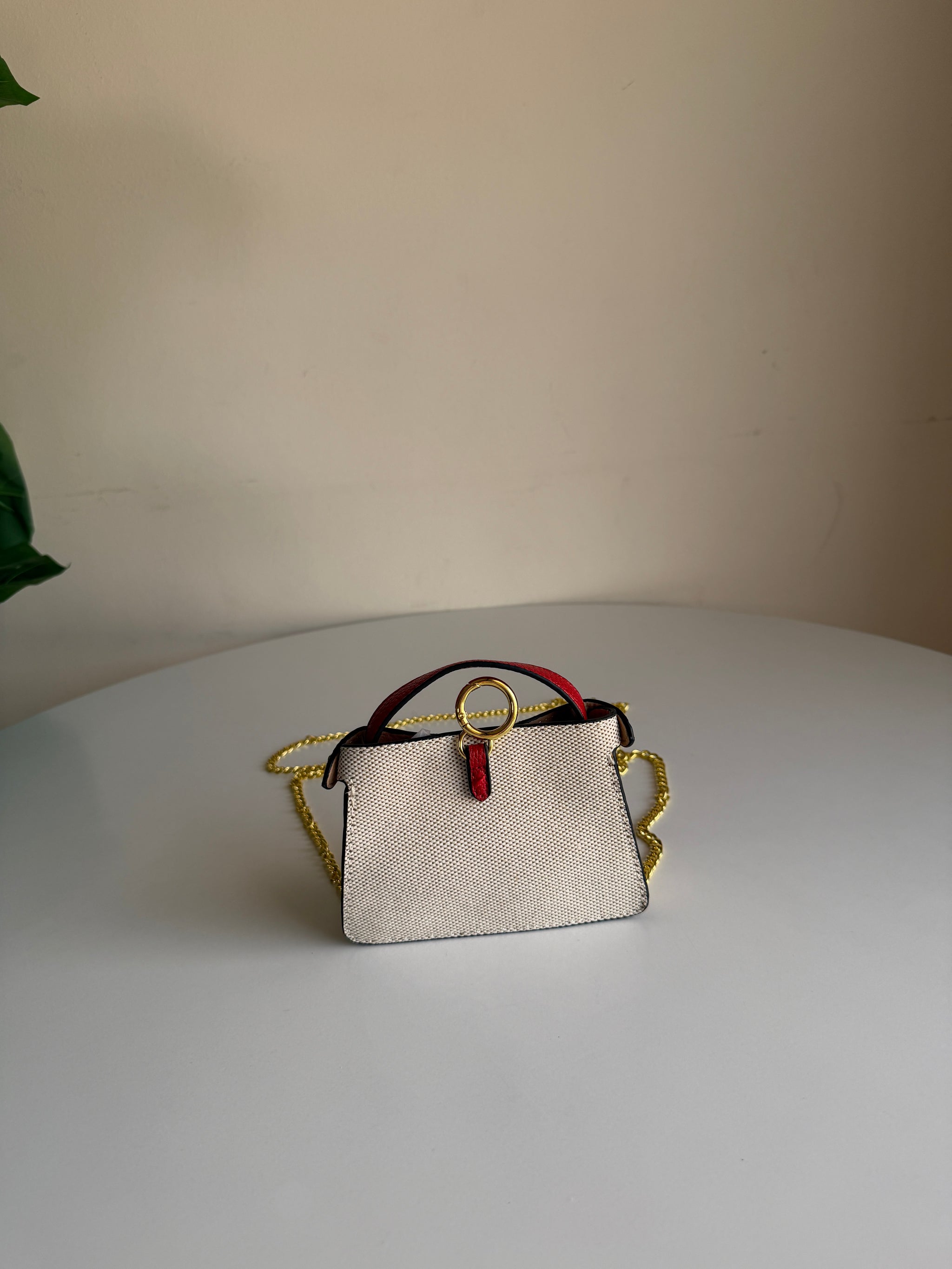 Fendi mini charm bag