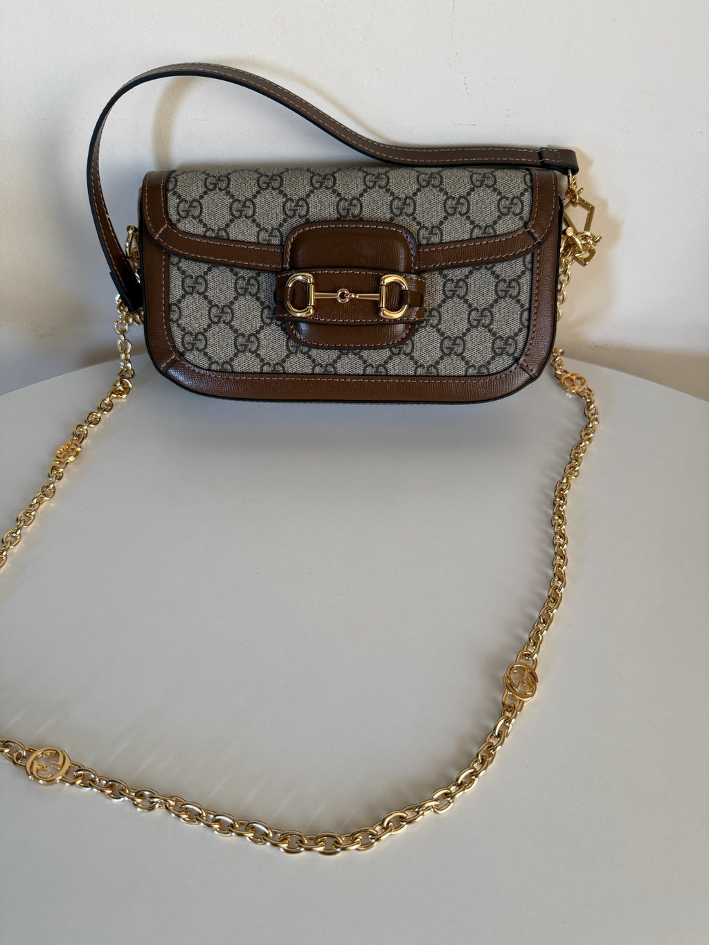 Gucci signature Horse bite 1955 shoulder bag