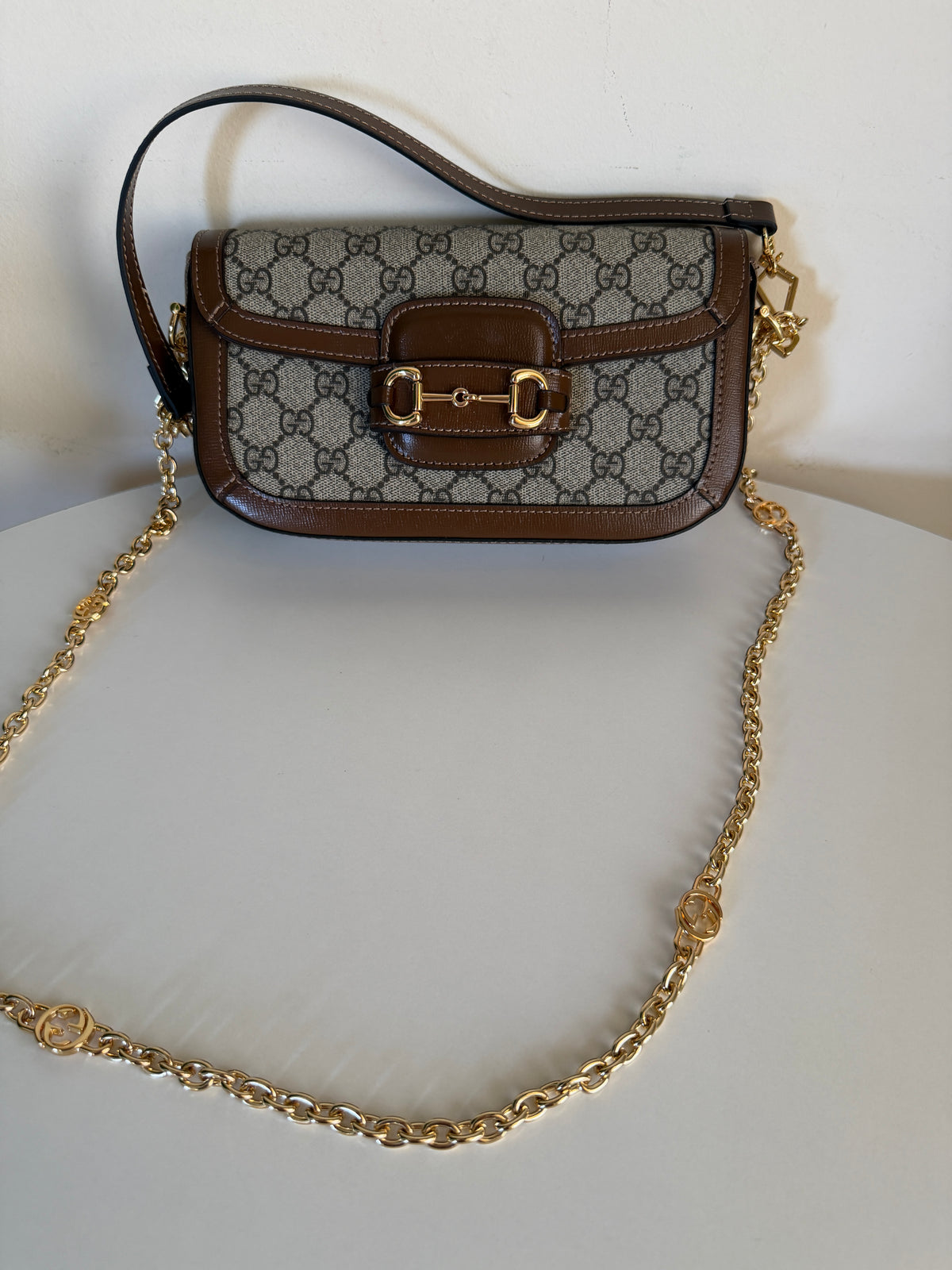 Gucci signature Horse bite 1955 shoulder bag