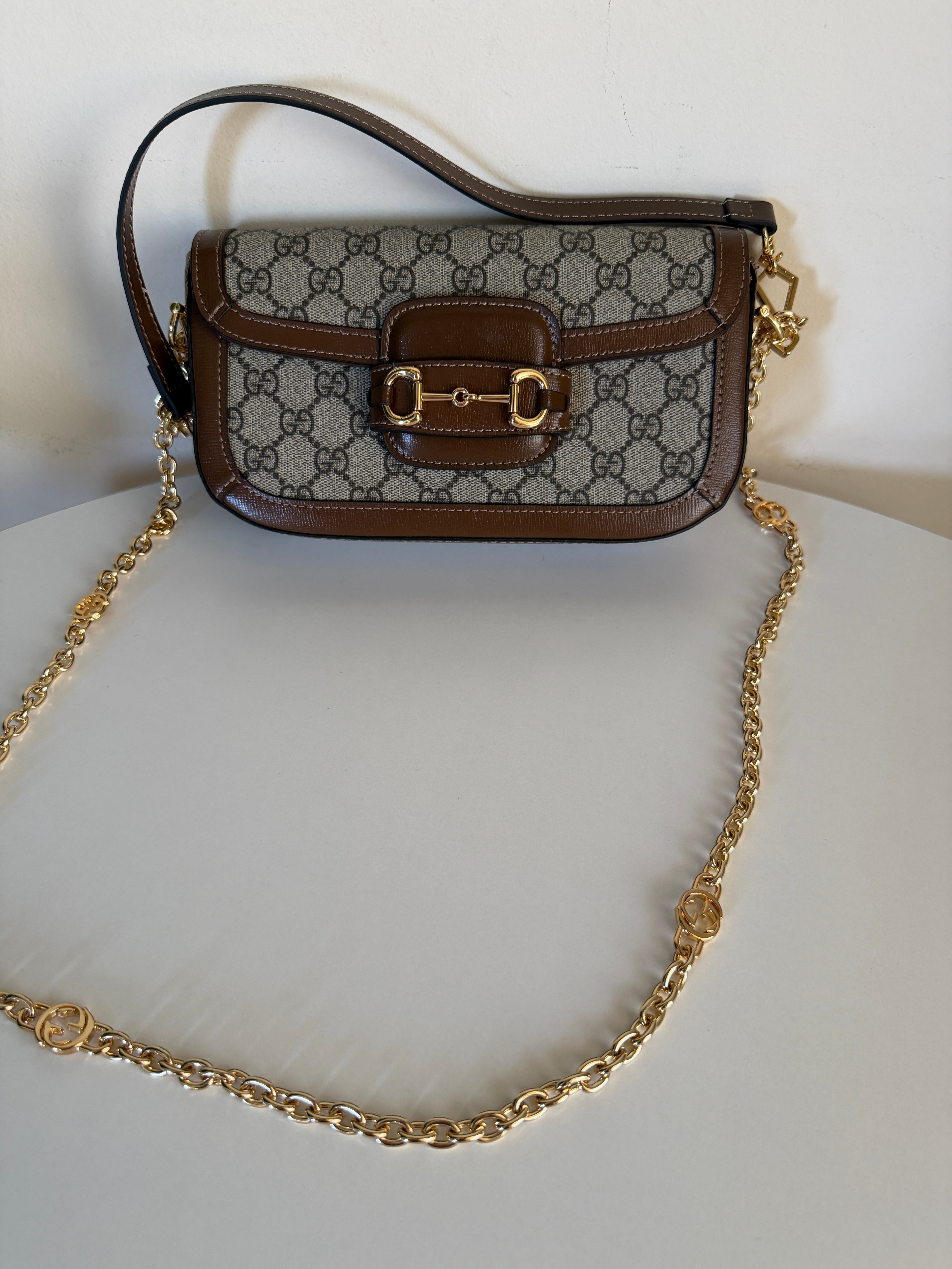 Gucci signature Horse bite 1955 shoulder bag