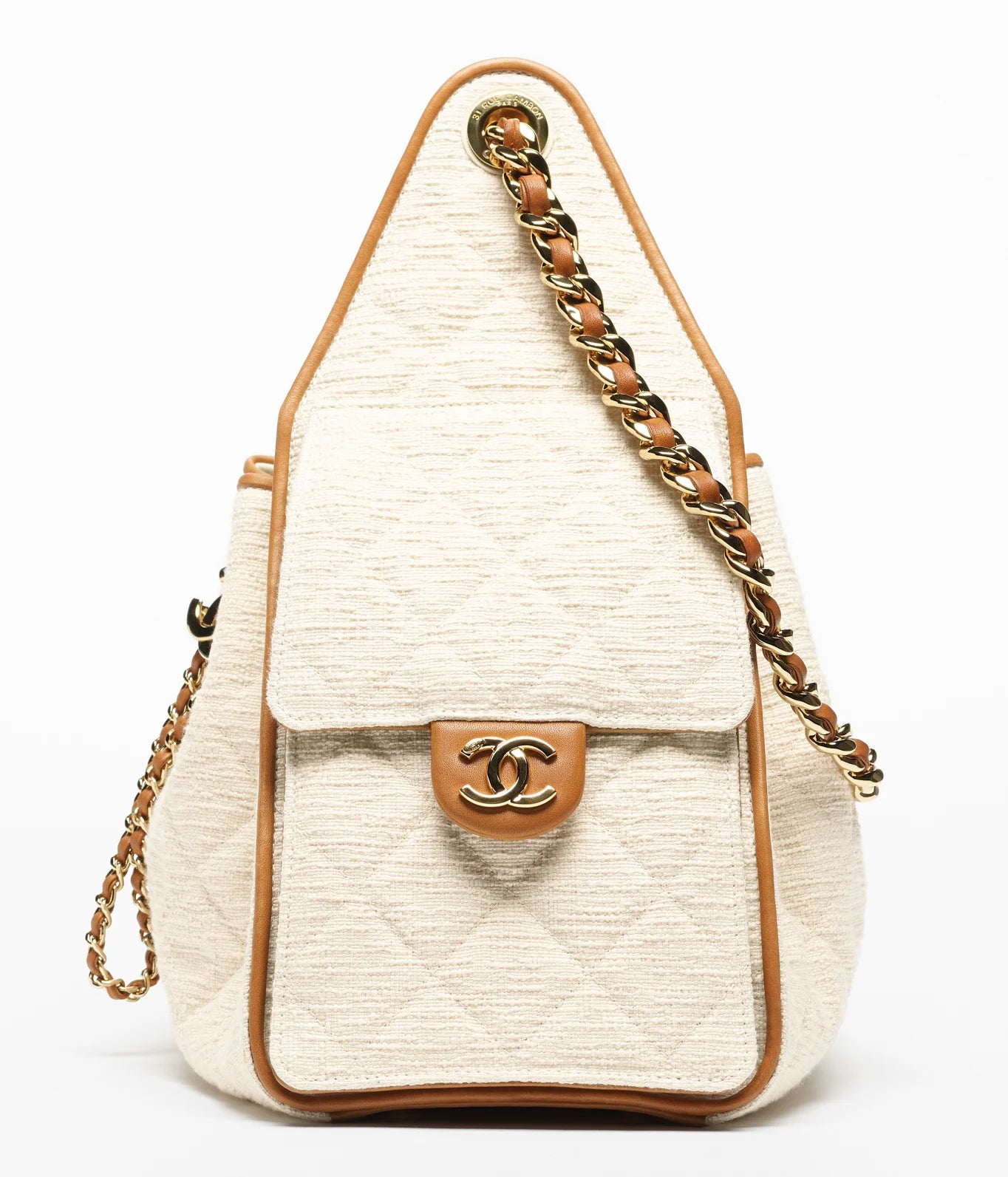 Chanel hobo bag mini off white- havan