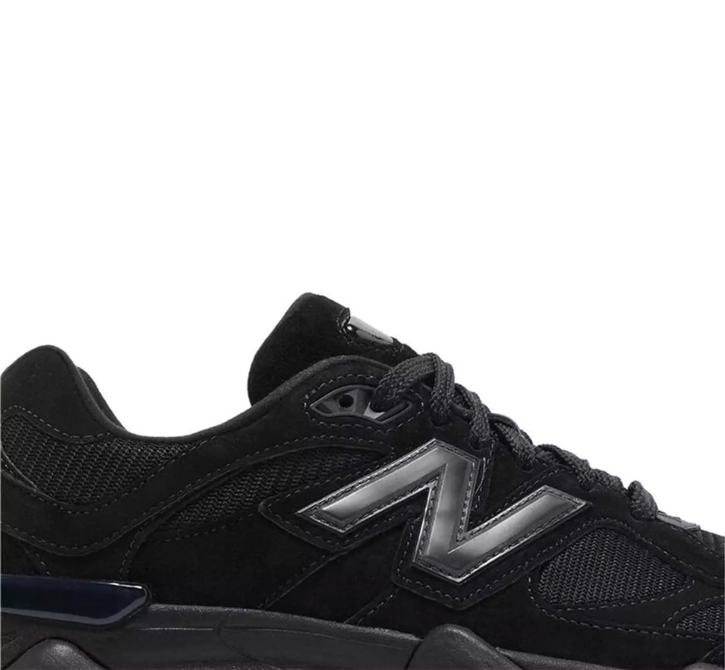 New Balance 9060 triple black suede