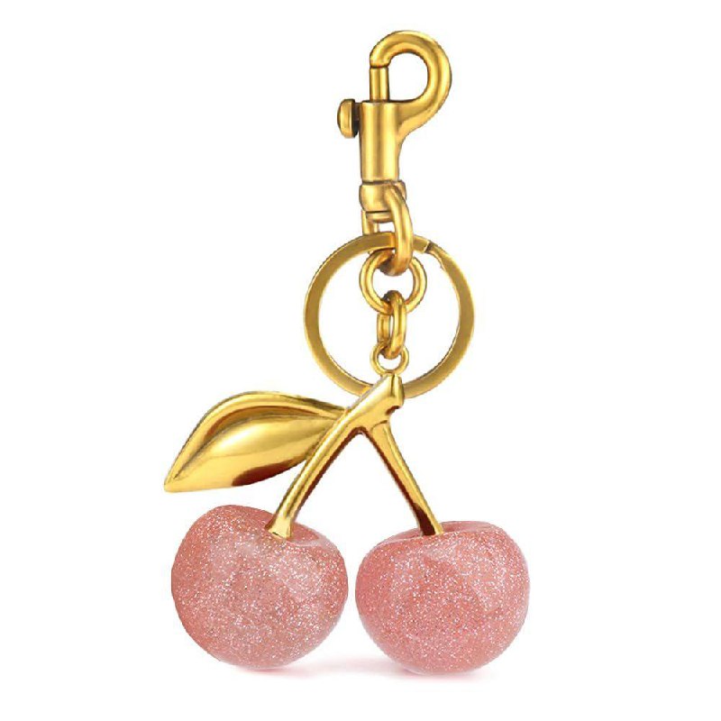 Cherry bag charm