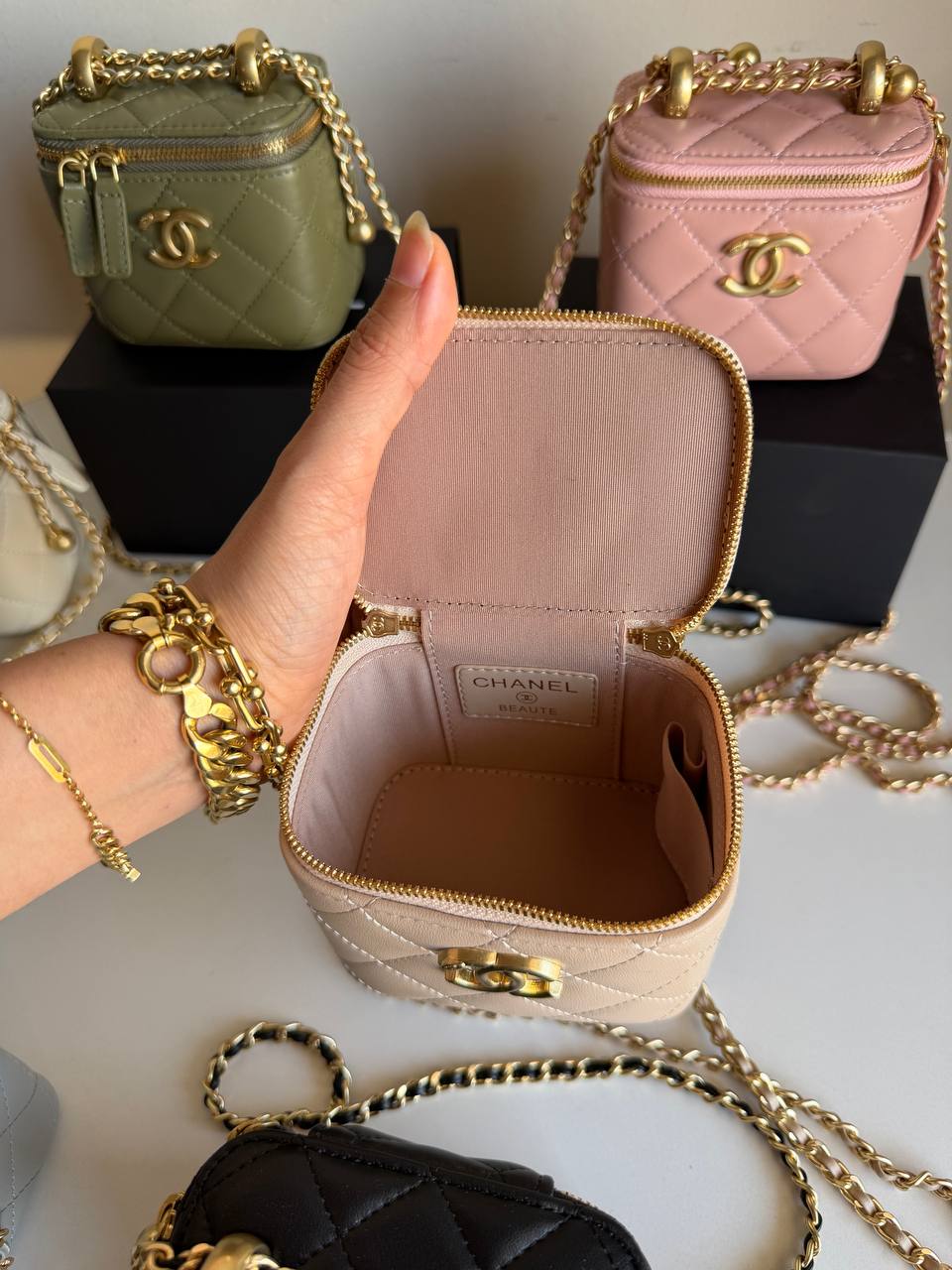 Chanel small vanity case