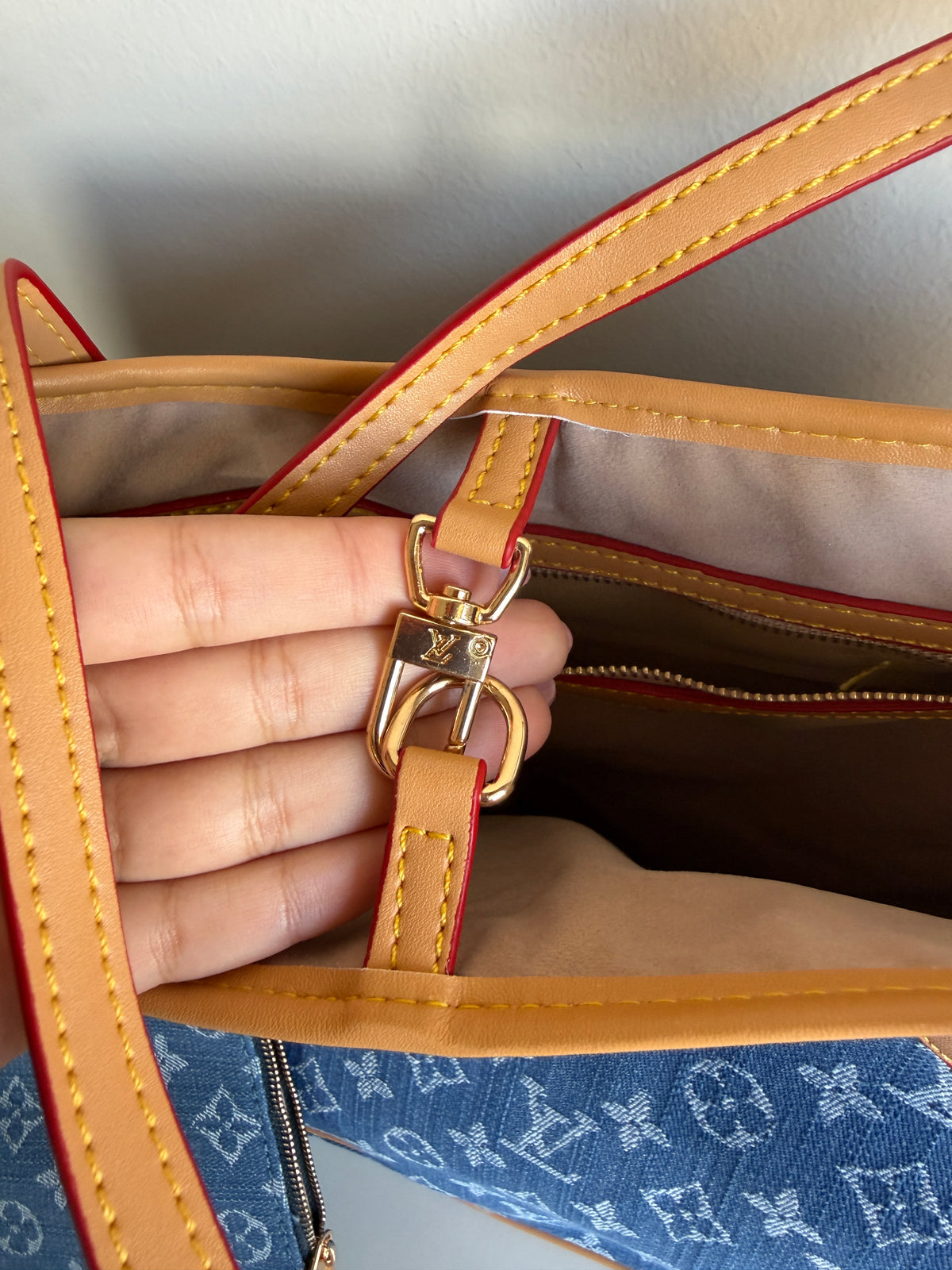 Louis Vuitton Neverfull MM Denim