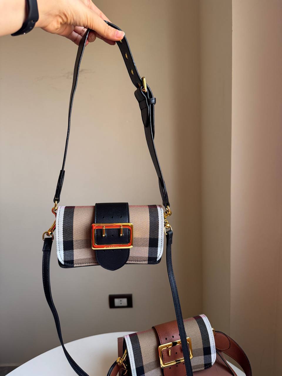 Burberry Madison Buckle Bag