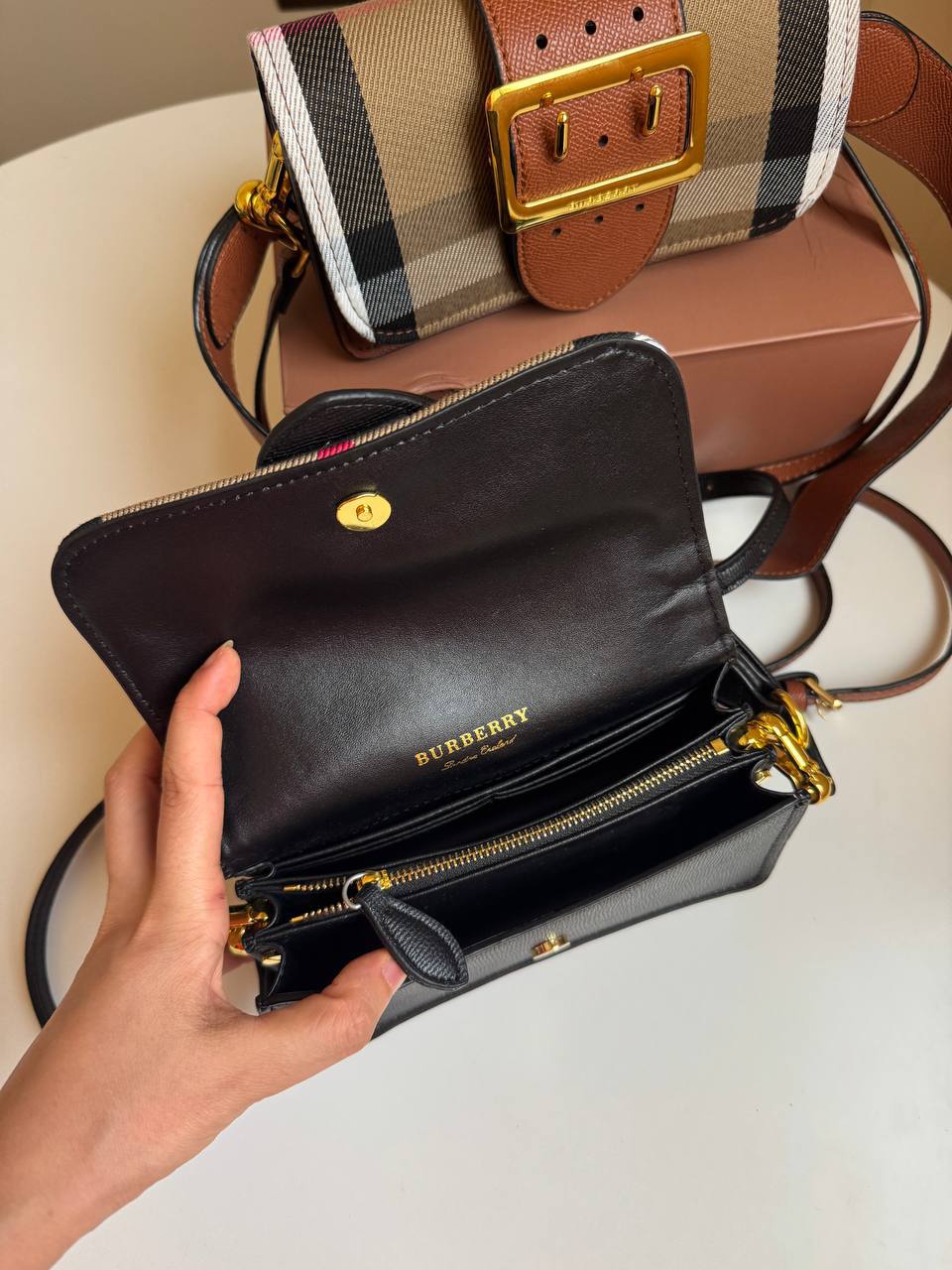 Burberry Madison Buckle Bag