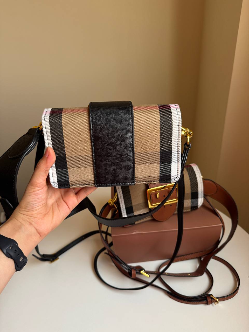 Burberry Madison Buckle Bag