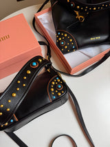 Miu Miu Aventure small nappa leather bag