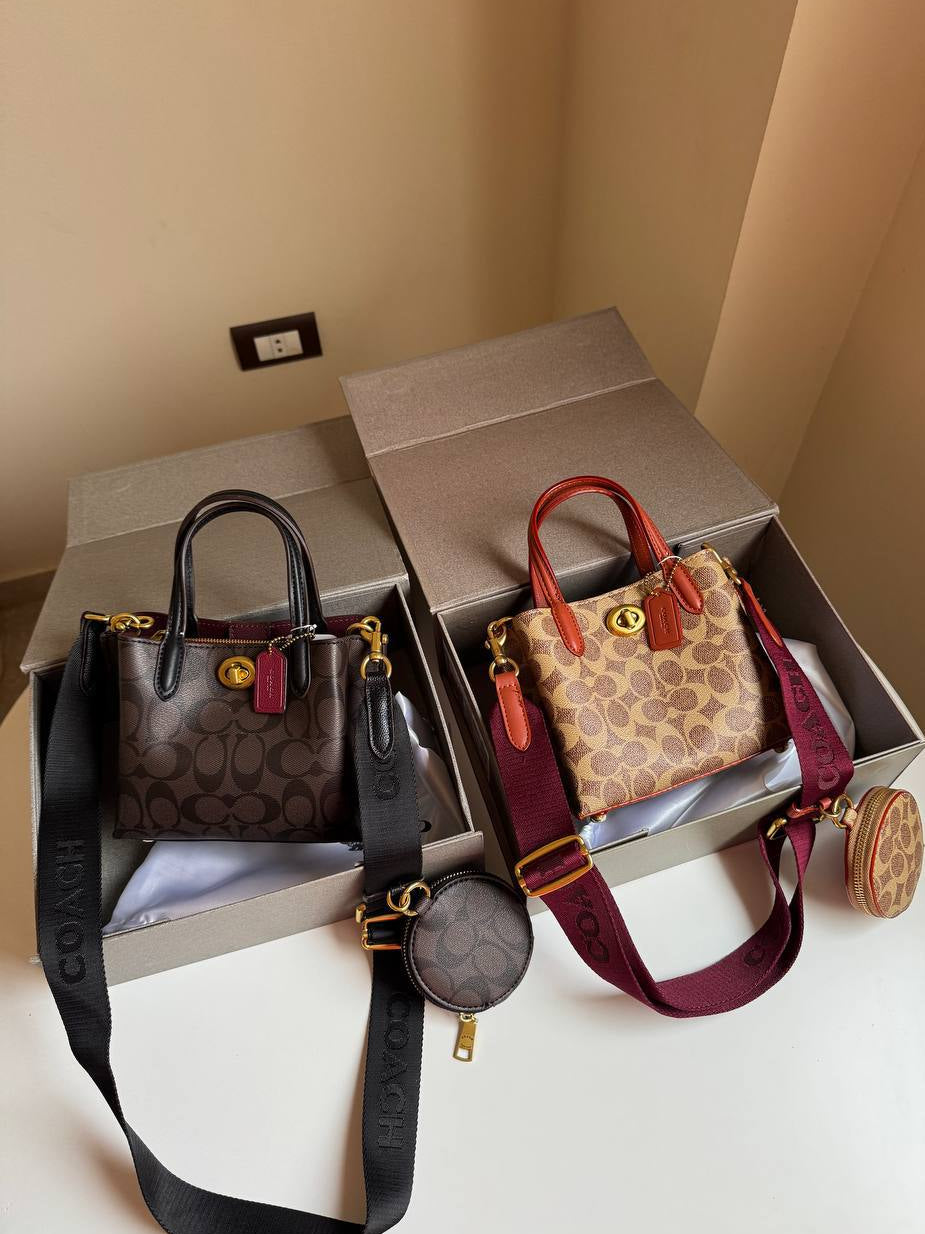 Coach Willow Tote Bag Signature Canvas