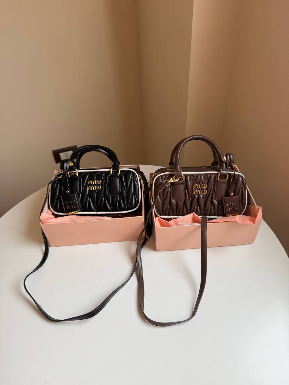 Miu miu Arcadie white edged