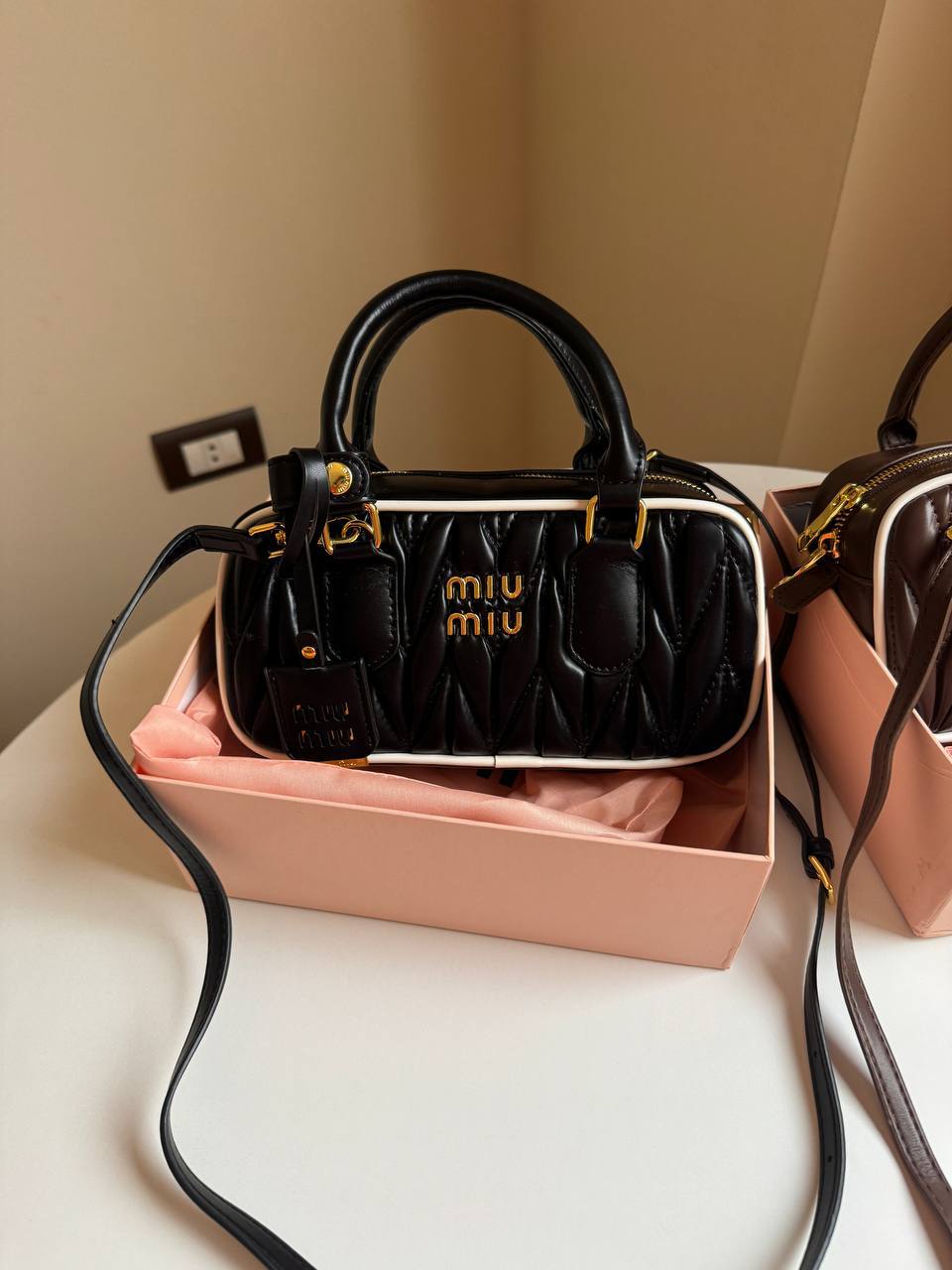 Miu miu Arcadie white edged