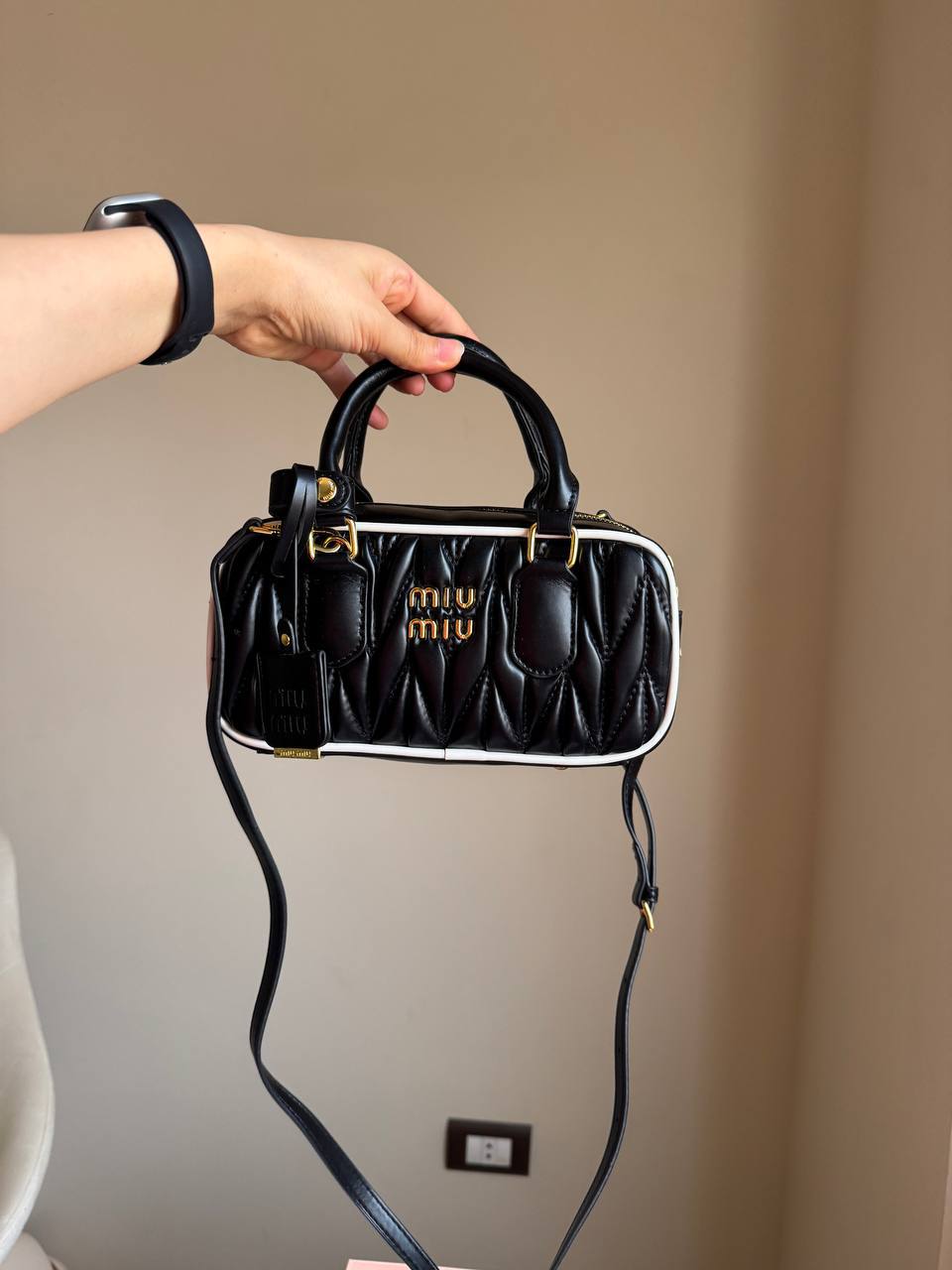 Miu miu Arcadie white edged