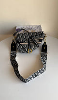 Dior saddle oblique embroidery
