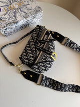 Dior saddle oblique embroidery