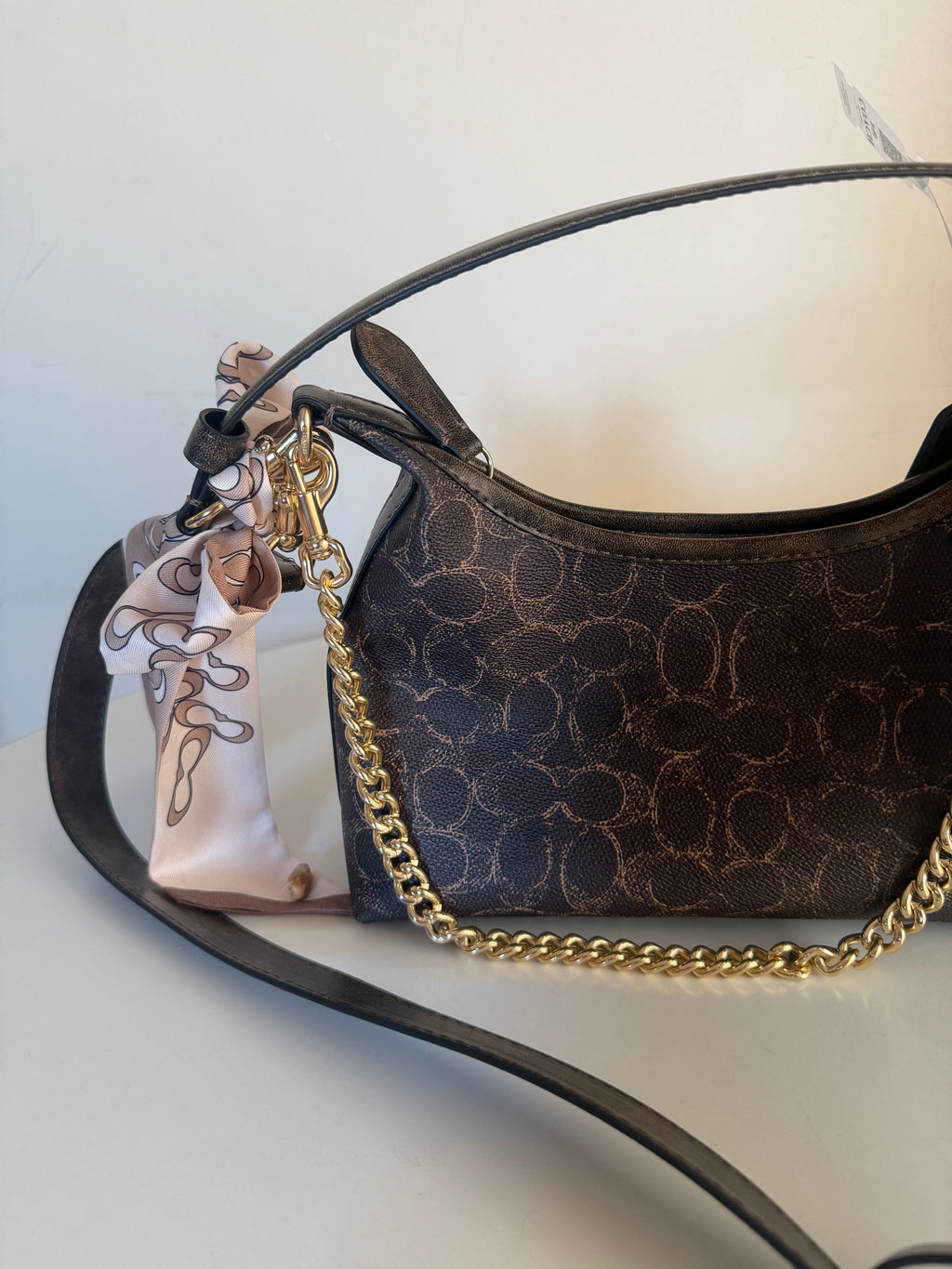 Coach SIGNATURE JULIET SHOULDER - Handbag - old print