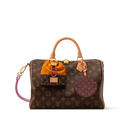 Louis Vuitton Speedy 30 Crafty - black orange accessories
