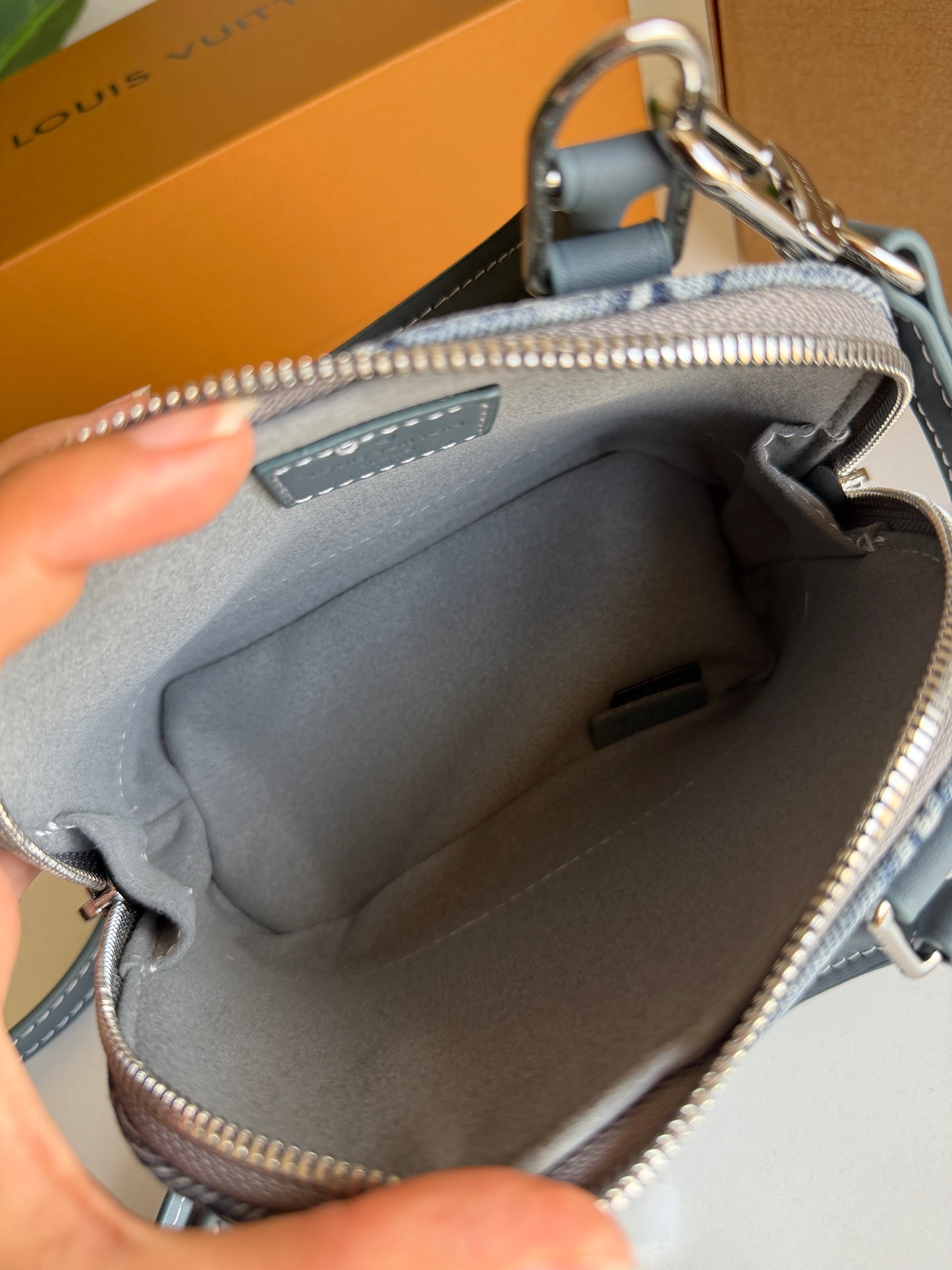 Louis Vuitton mini denim bag
