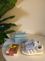 Miu Miu Matelssea Nappa bag baby blue + Adidas campus grey + Wallet free