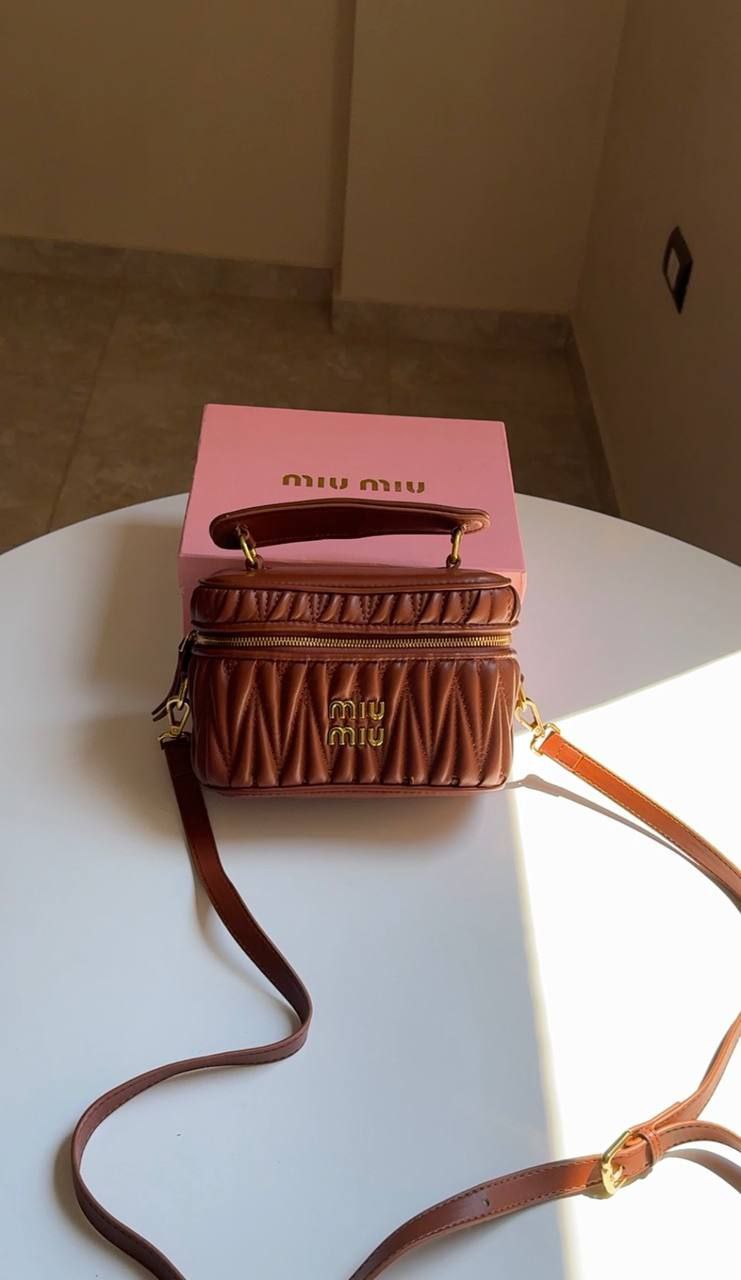 Miu Miu Matelssea Nappa havan bag+ Adidas samba Atmos denim+ wallet Free