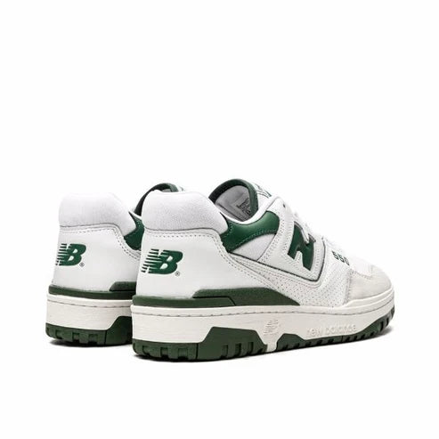 New Balance 550 "White/Team Forest Green" sneakers