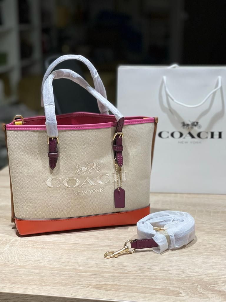 Coach Canvas tote bag 25 (Medium)