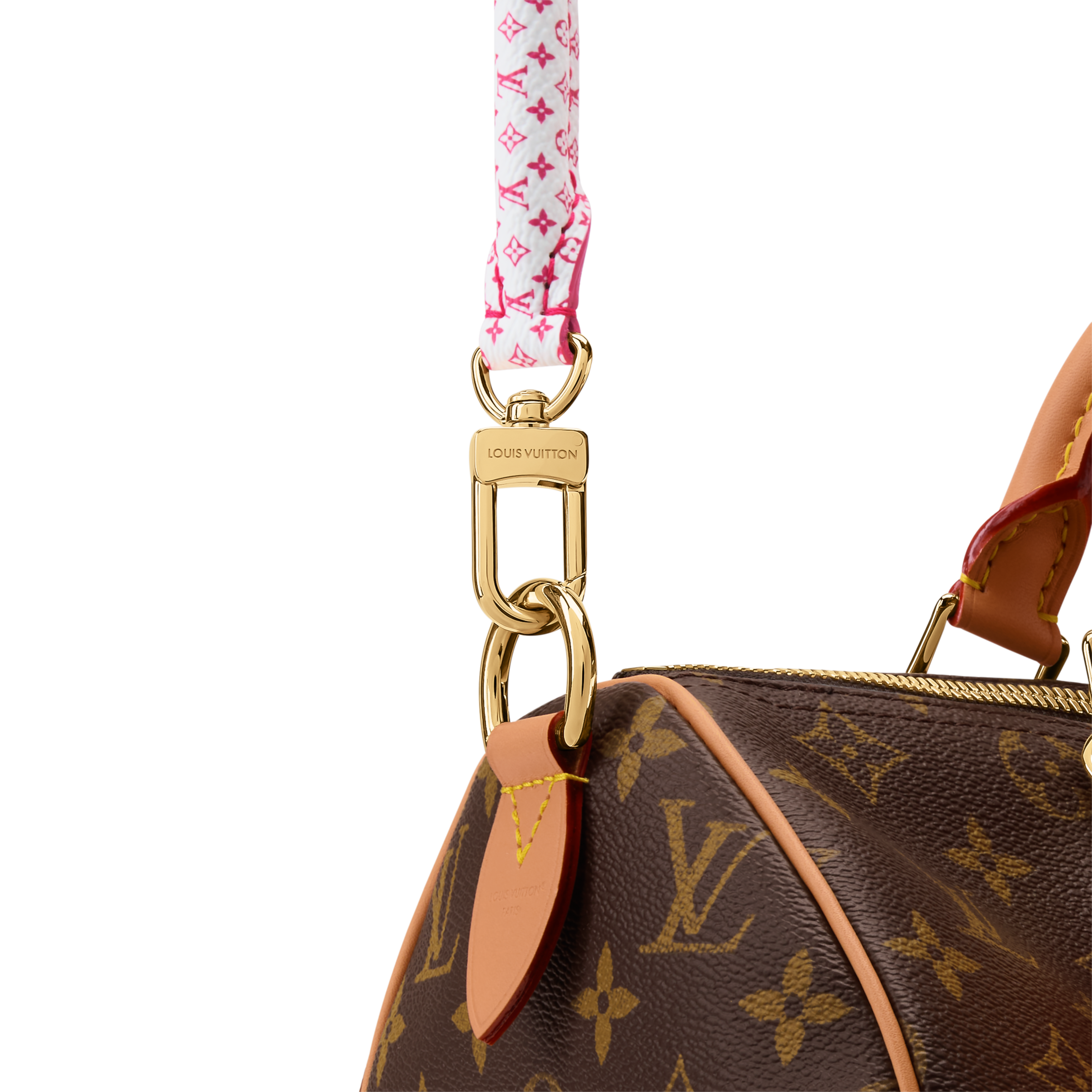 Louis Vuitton Speedy 30 Crafty - black orange accessories