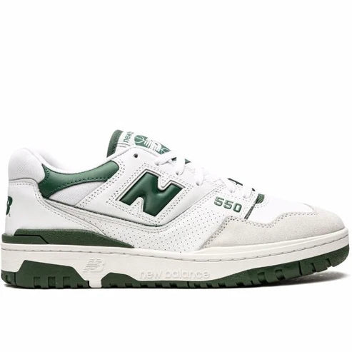 New Balance 550 "White/Team Forest Green" sneakers