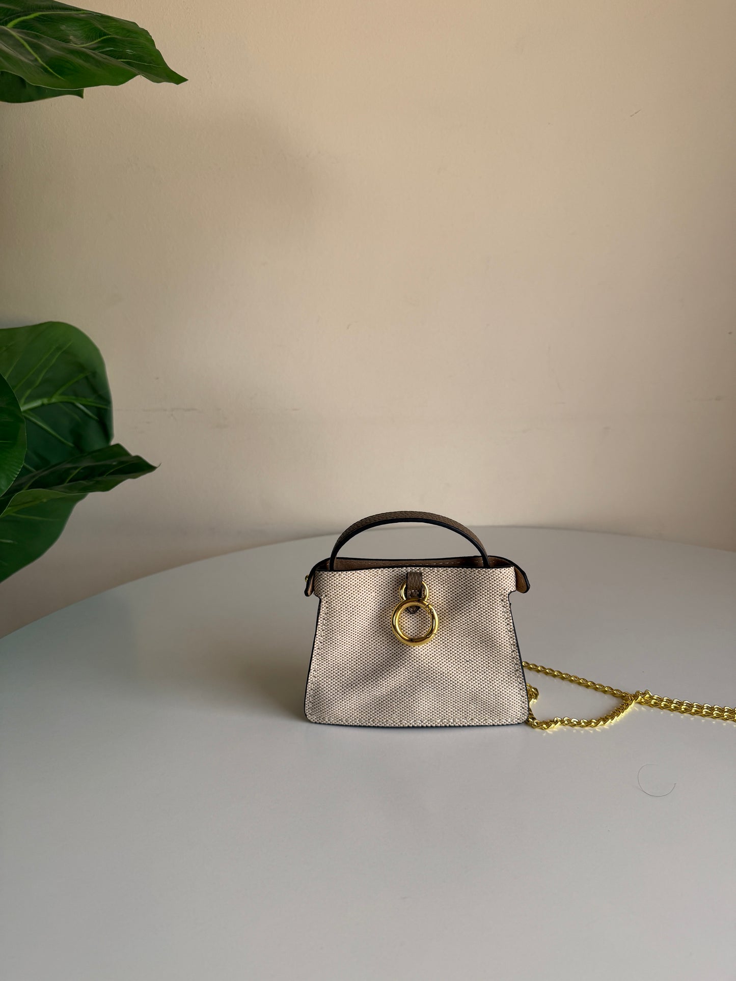 Fendi mini charm bag