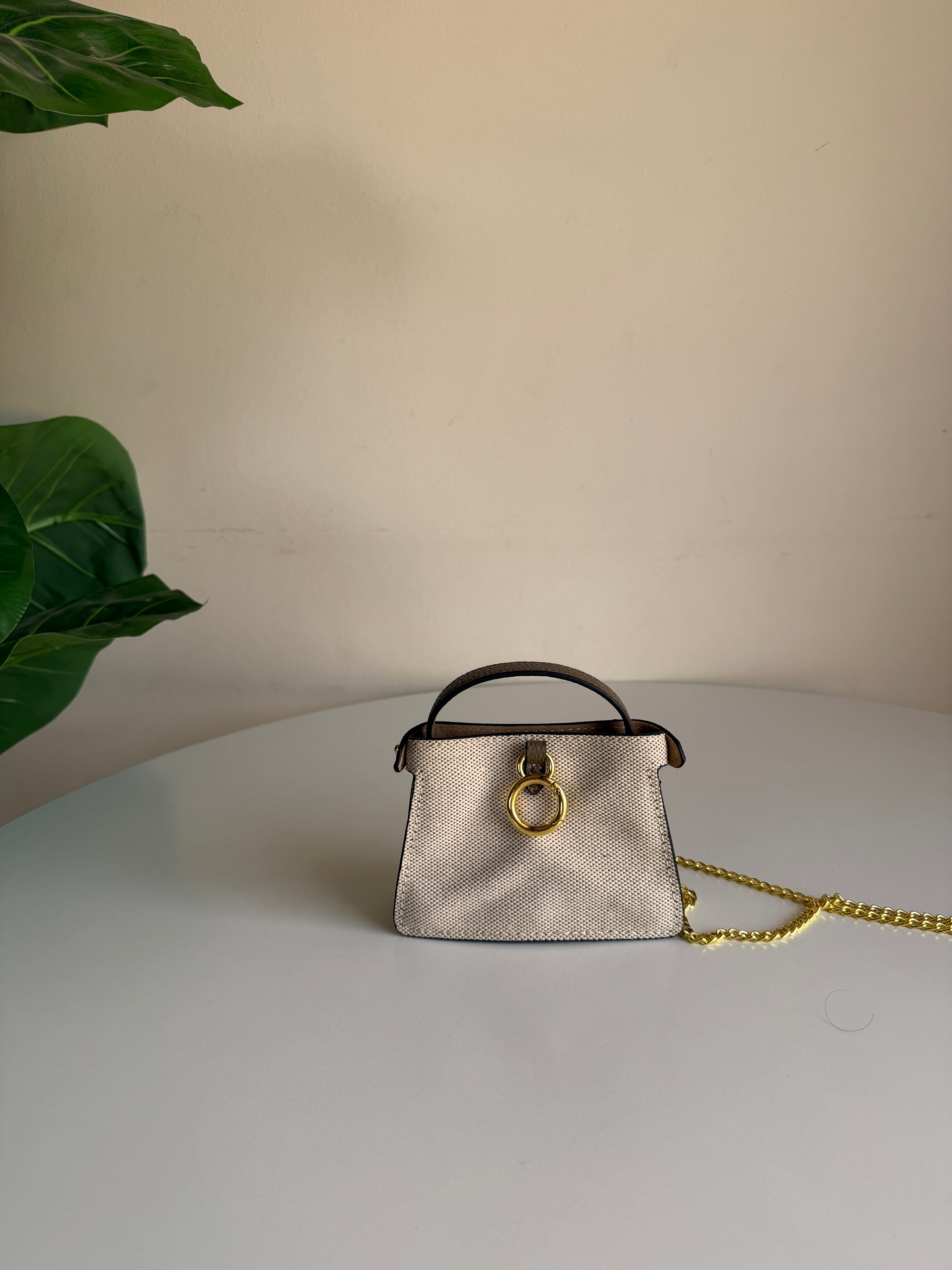 Fendi mini charm bag