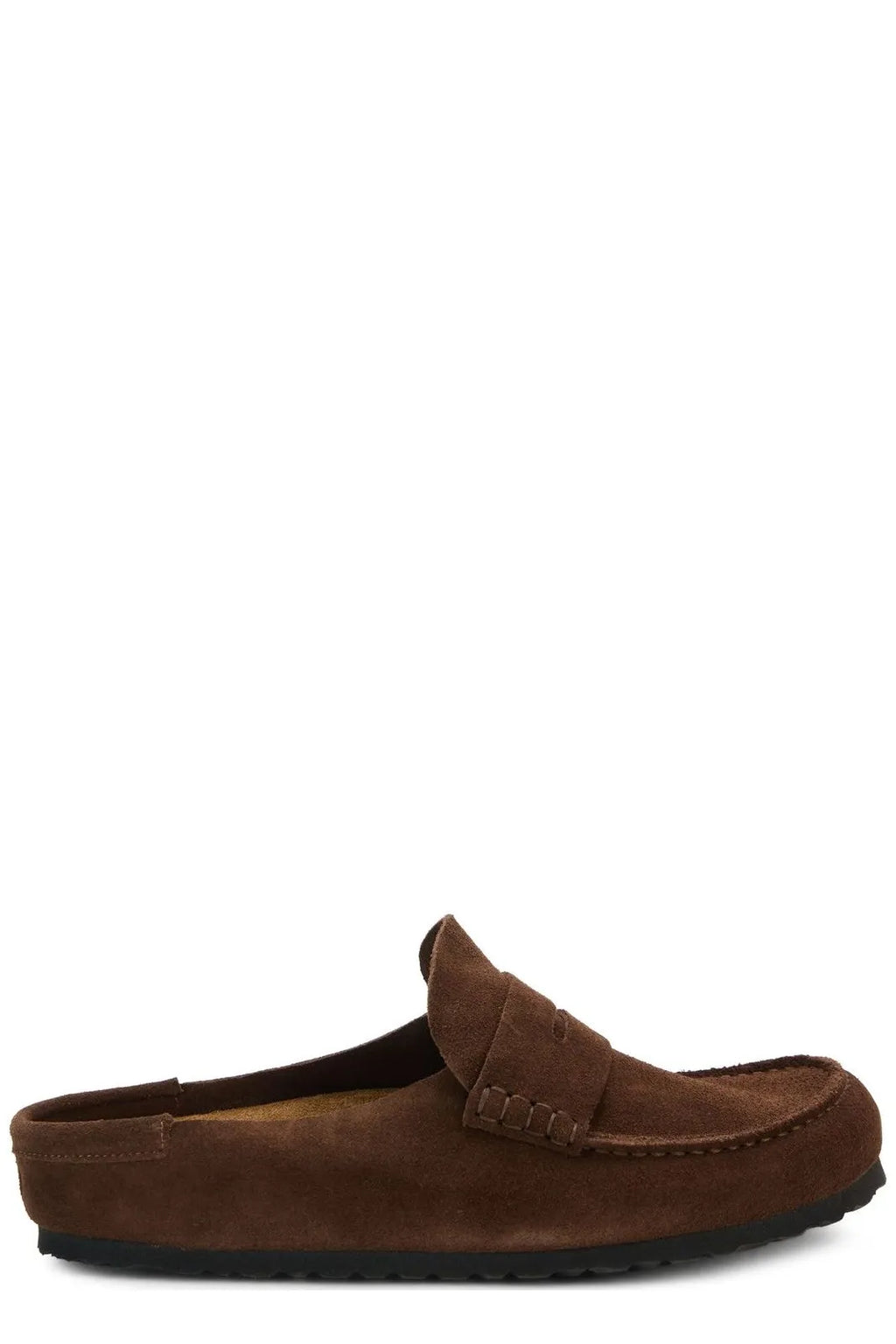 Birkenstock Naples Wrapped Concrete chocolate brown