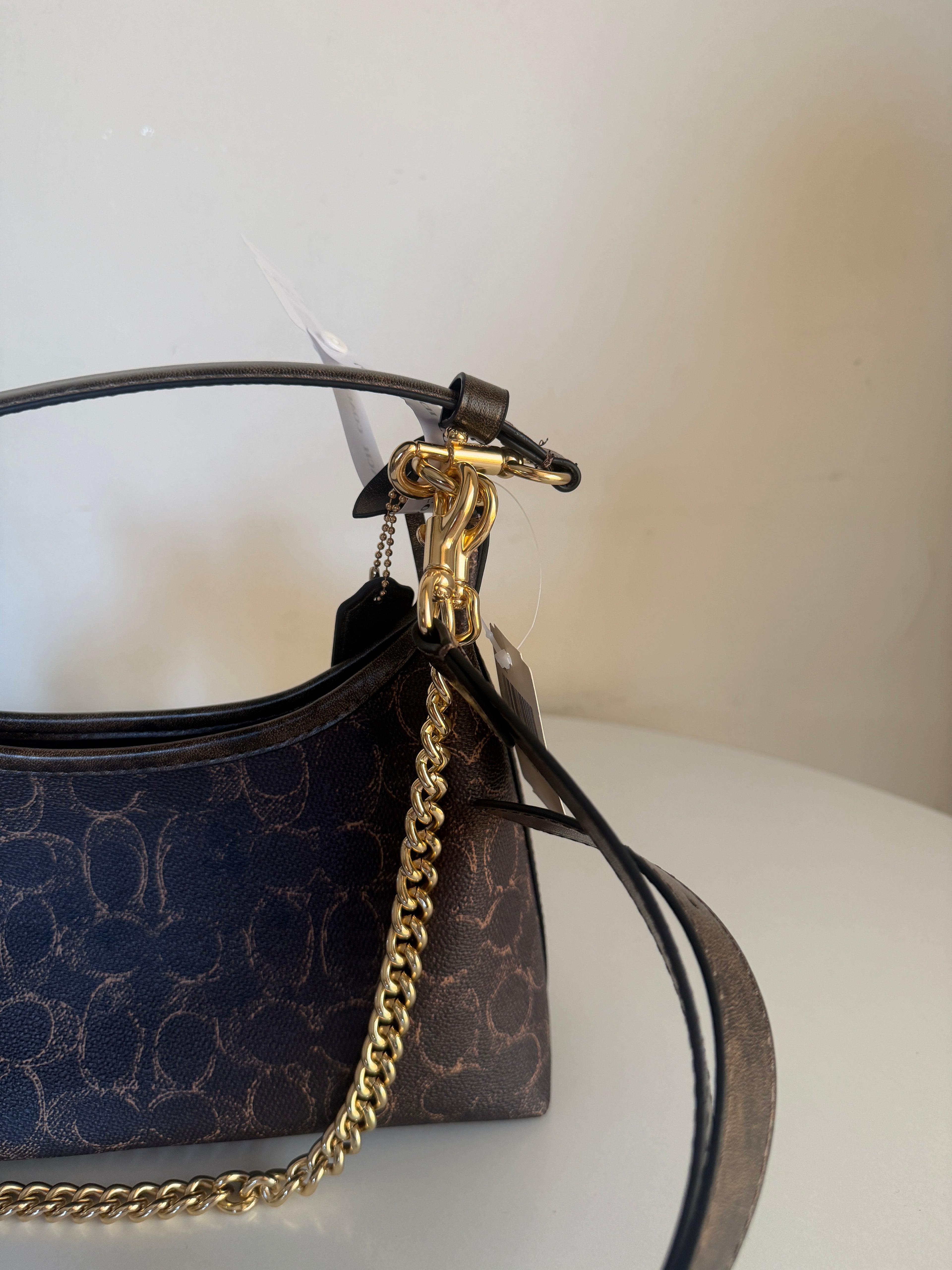 Coach SIGNATURE JULIET SHOULDER - Handbag - old print