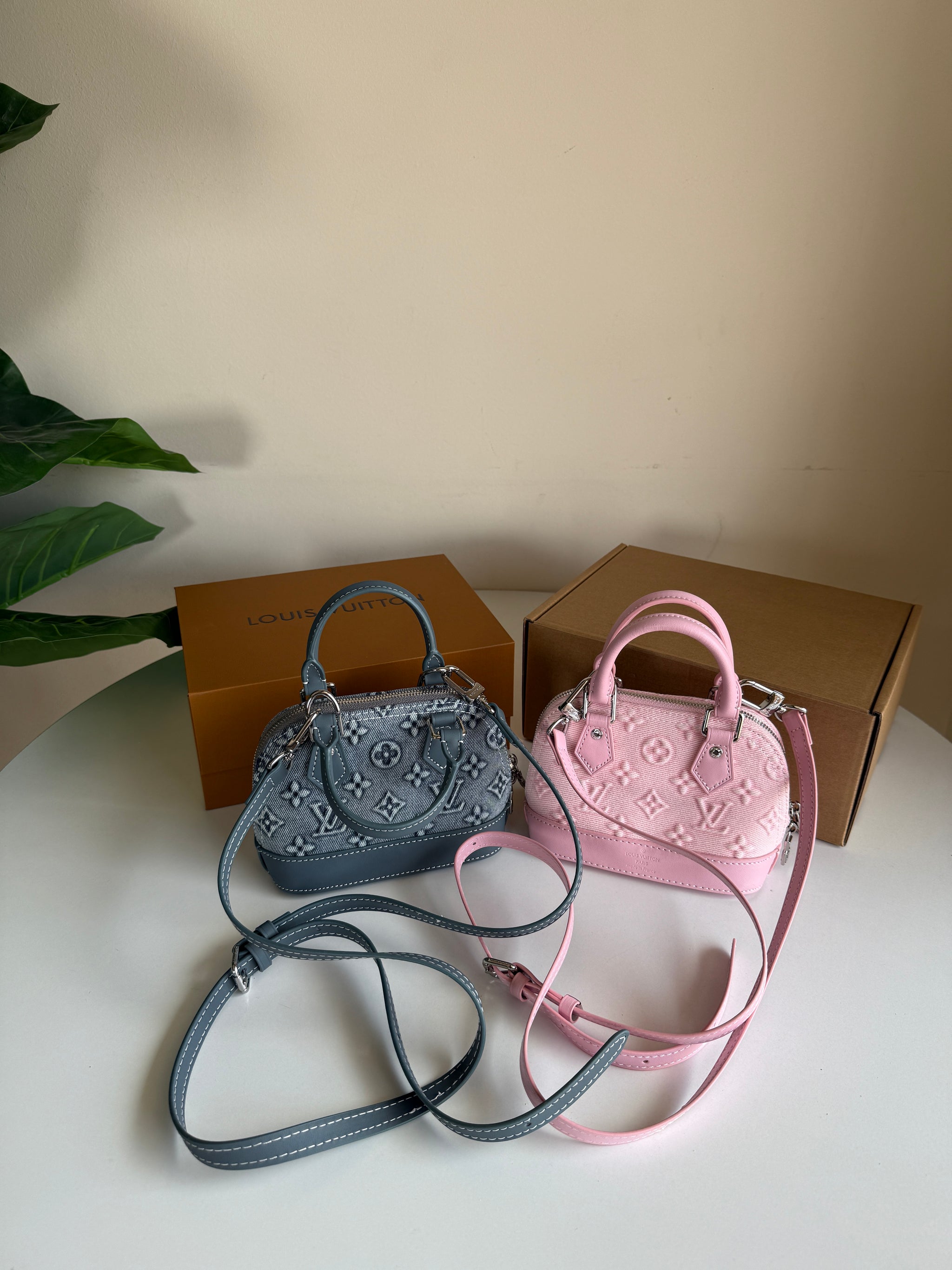 Louis Vuitton mini denim bag