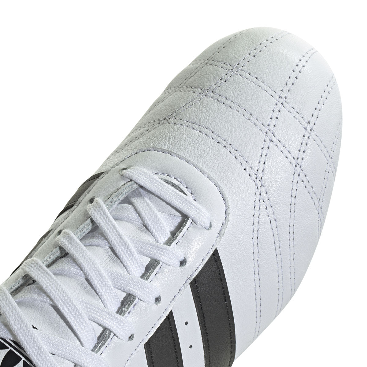 adidas Taekwondo Lace Up Trainers White Black Gum